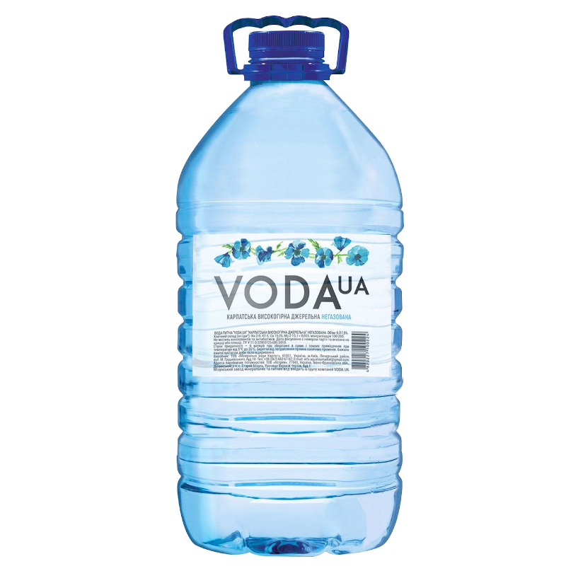 Вода питна VODA UA, негазована, 6л